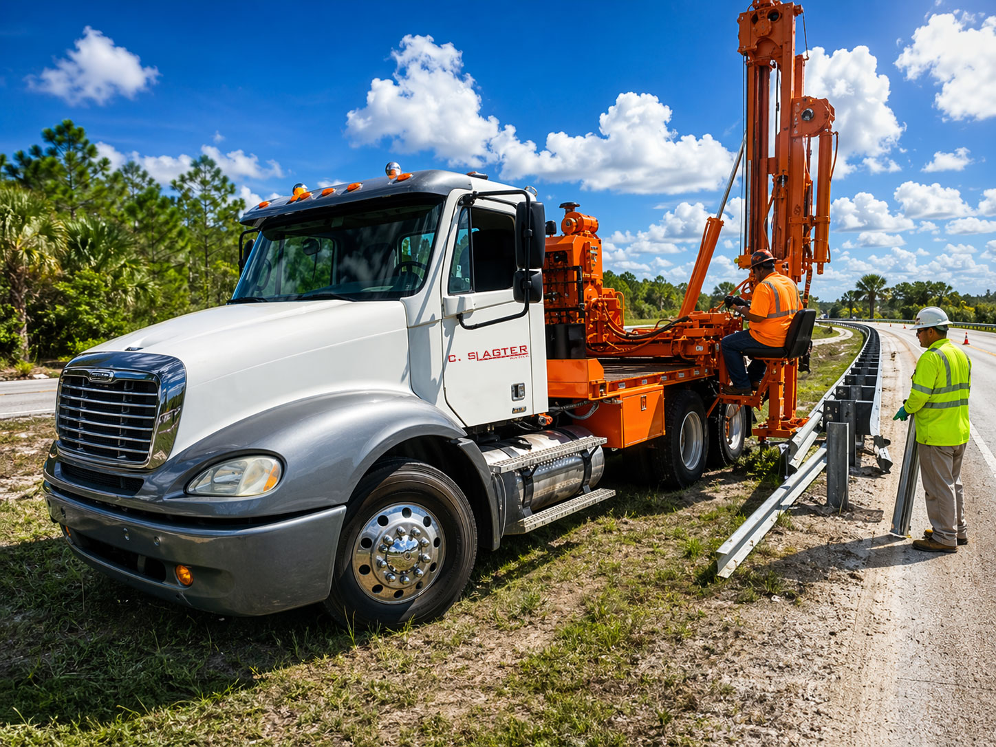 C. Slagter Construction roadway and bridge infrastructure work in Florida