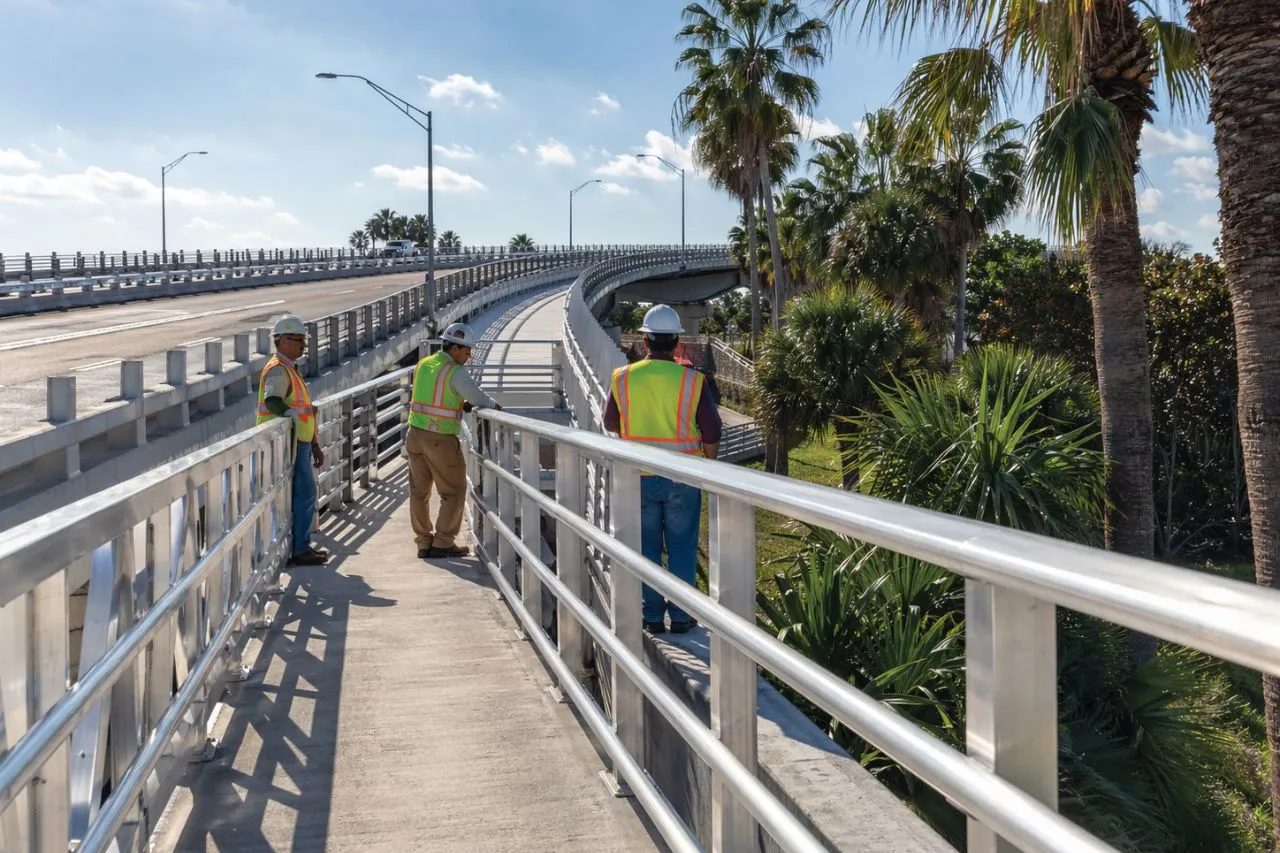 Bridge and approach rail services in Florida